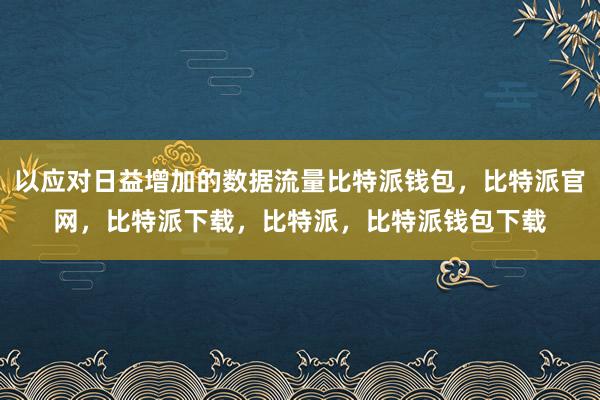 以应对日益增加的数据流量比特派钱包，比特派官网，比特派下载，比特派，比特派钱包下载