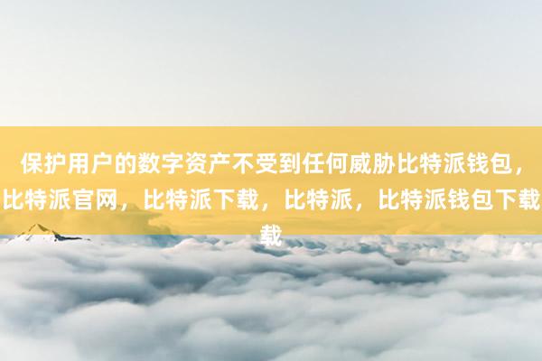 保护用户的数字资产不受到任何威胁比特派钱包，比特派官网，比特派下载，比特派，比特派钱包下载