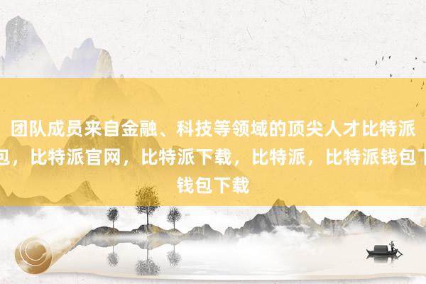 团队成员来自金融、科技等领域的顶尖人才比特派钱包，比特派官网，比特派下载，比特派，比特派钱包下载