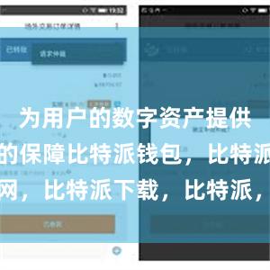 为用户的数字资产提供了全方位的保障比特派钱包，比特派官网，比特派下载，比特派，比特派钱包下载