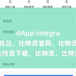 dApp integration比特派钱包，比特派官网，比特派下载，比特派，比特派钱包下载