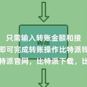 只需输入转账金额和接收方地址即可完成转账操作比特派钱包，比特派官网，比特派下载，比特派，比特派钱包下载